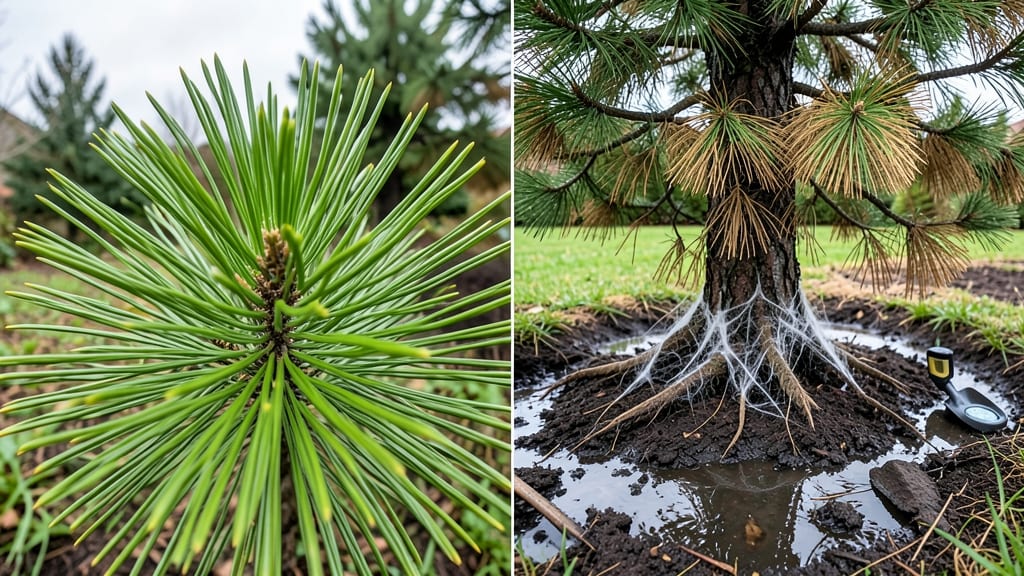 What Does an Overwatered Pine Tree Look Like?: Yellow Needles and Drooping Branches Revealed