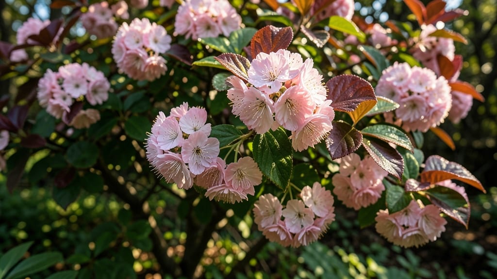 Pink Heartleaf Viburnum
