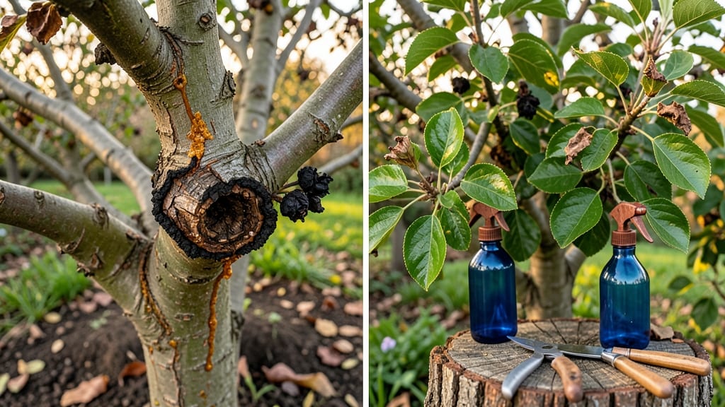 Fruit Tree Blight Prevention: Copper Spray Cure for Fungal Spots