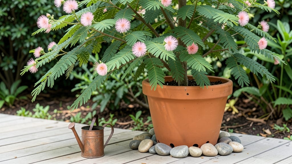 Mimosa Tree in Container: Compact Canopy for Balconies and Patios