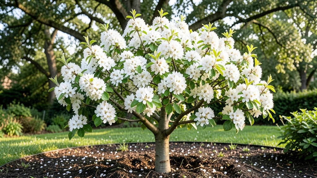 Bartlett Pear Tree Blossoms: Fragrant Spring Spectacle in Full Bloom