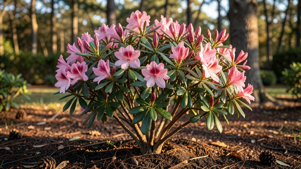 Azalea Tree Outside: Year-Round Blooms With Minimal Pruning Effort