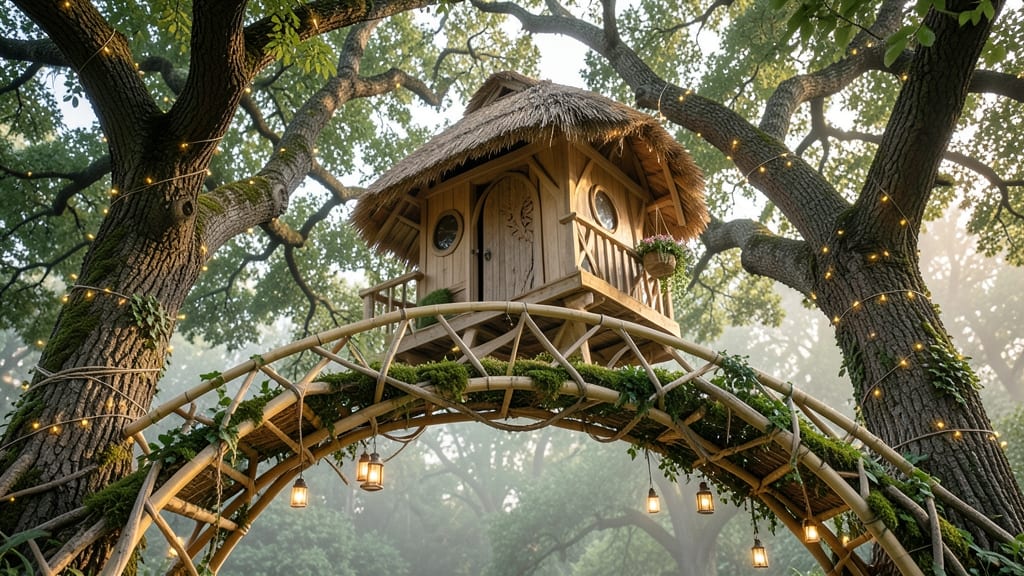 Fairy Bridge and Treehouse Combo