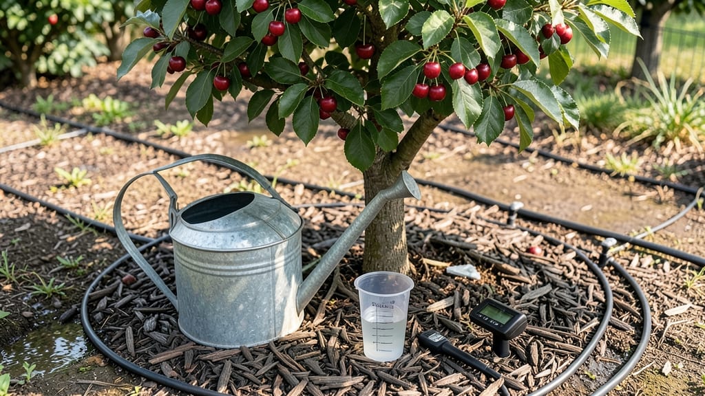 How Much Water Does a Cherry Tree Need: Seasonal Guide by Tree Age and Soil Type
