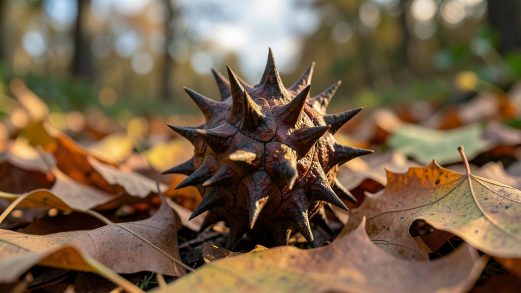 Sweetgum Spiky Seed Balls