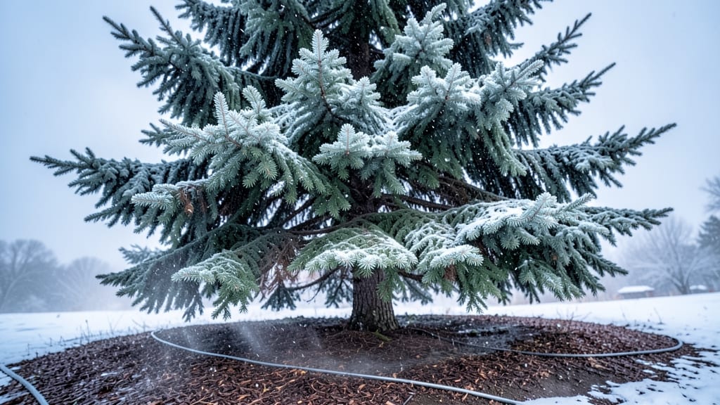 Winter Watering for Evergreens Like Spruce Trees