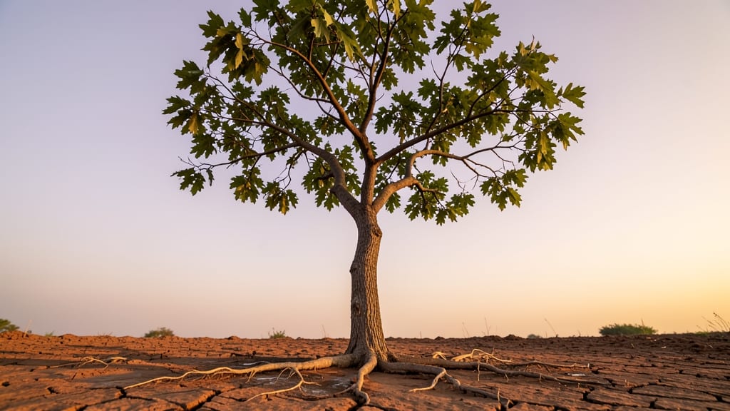 Young Oak Trees Need 10-15 Minutes Weekly