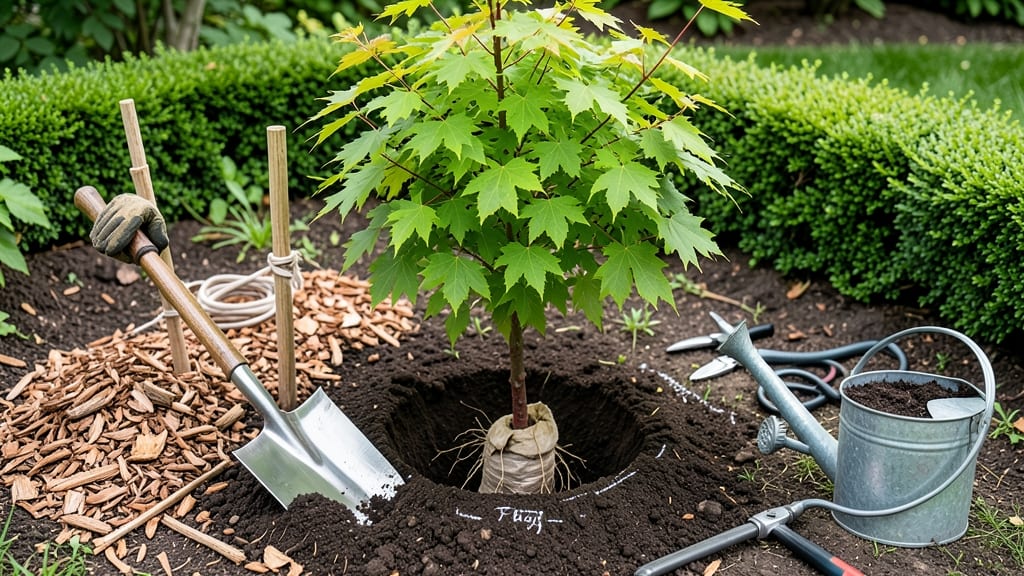 Landscape Tree and Shrub Planting: Layered Design for Year-Round Structure and Color