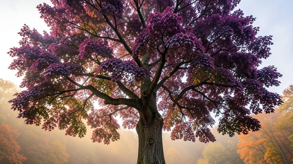 Amethyst Fall Fuchsia Tree