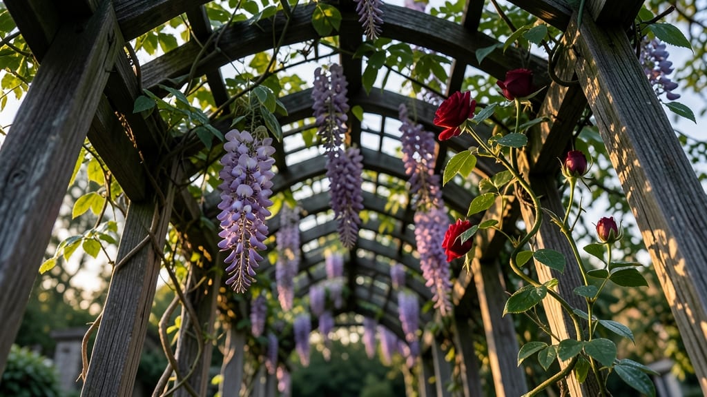 Vine Training on Trellises and Arbors