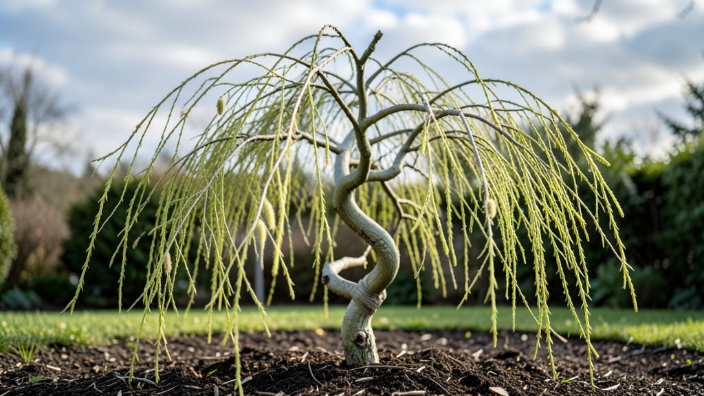 Corkscrew Willow Tree Pictures: Twisting Branches for Dramatic Garden Focal Points