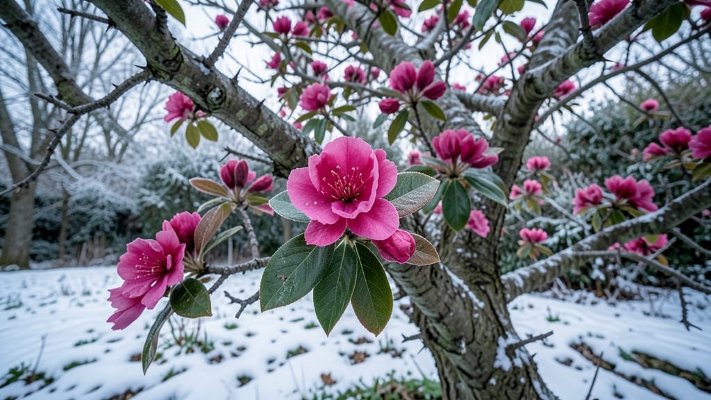 Pink Flowering Quince