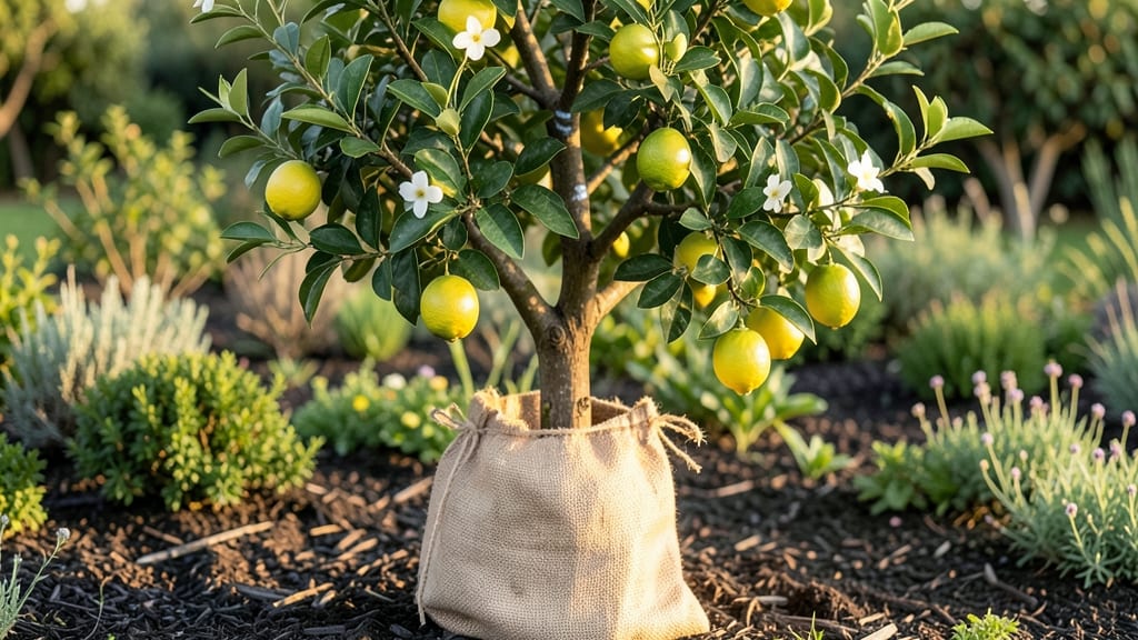 How to Wrap a Lemon Tree for Winter: Frost-Proof Insulation Trick