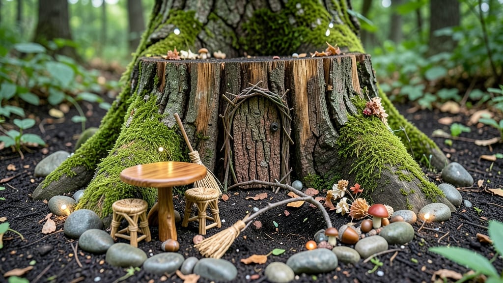 Fairy House Out of Tree Stump: Creative Steps and Material Ideas