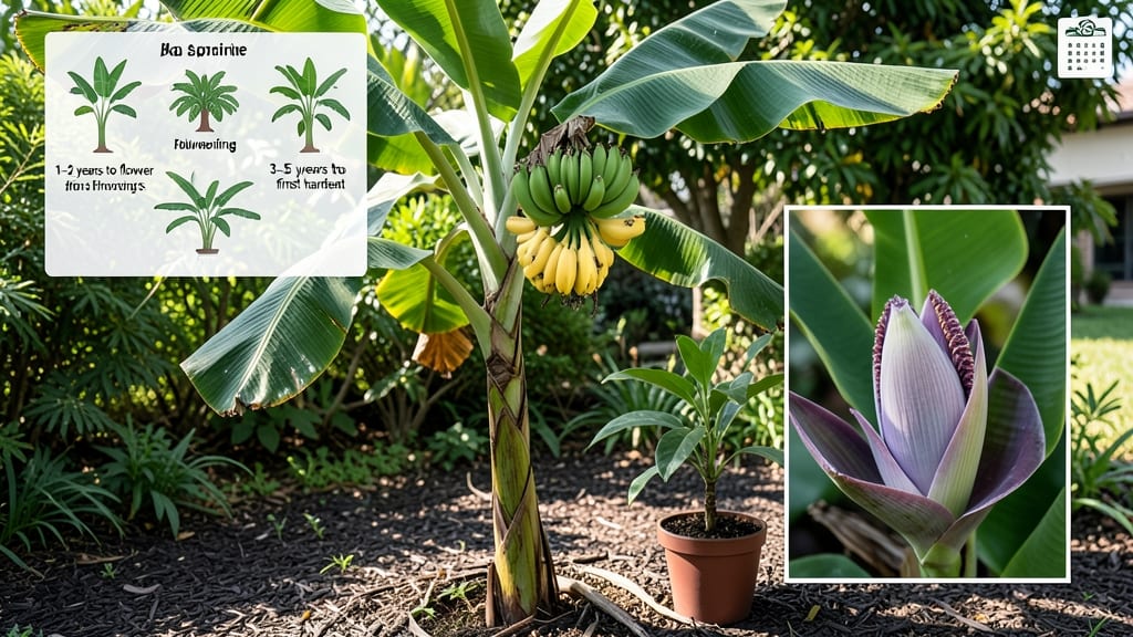How Long Does It Take a Banana Tree to Produce Fruit: Variety-Specific Timeline From Planting to First Harvest