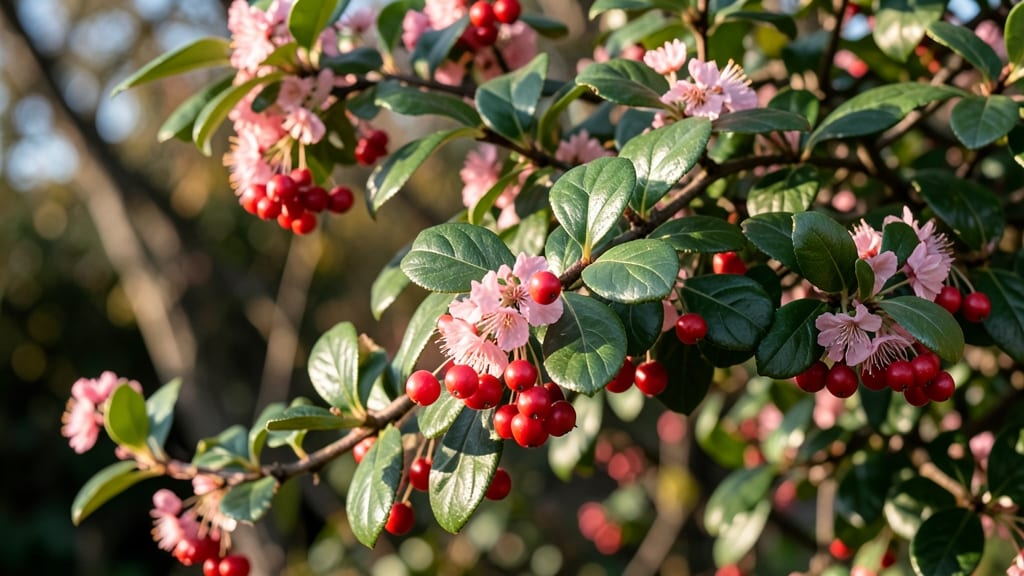 Pink Heartleaf Cotoneaster